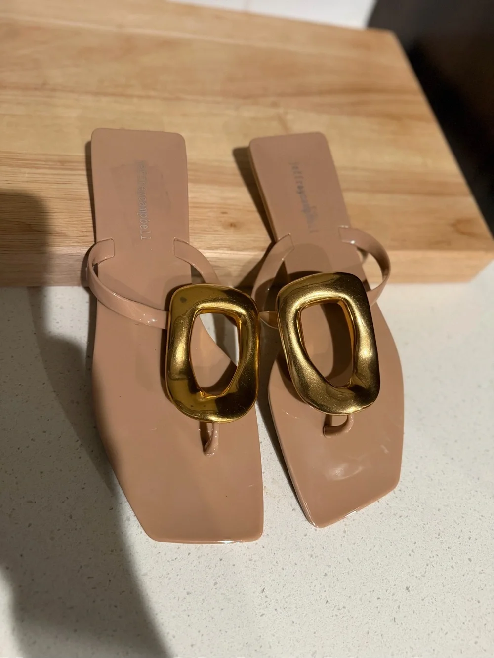 Jeffrey Campbell Linques Sandal Size 10